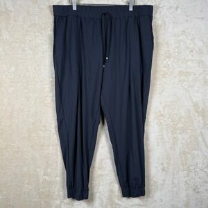 Fabletics The One Jogger Pants Women's Black Size XXL Lightweight‎ Athleisure
